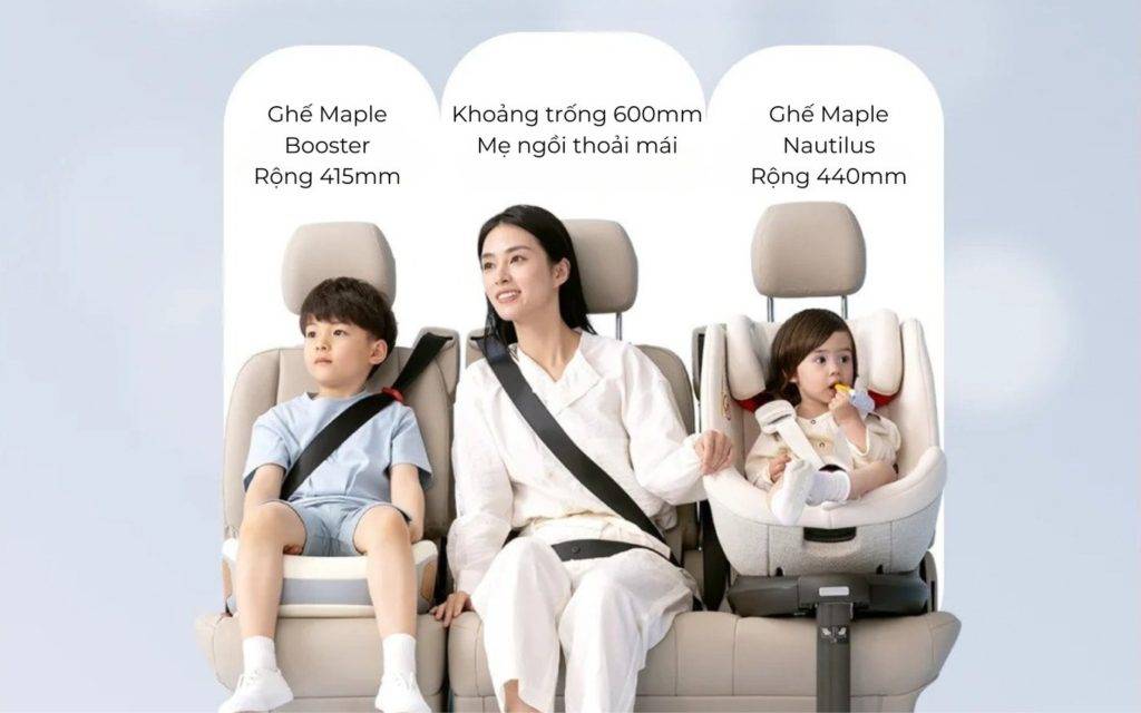 ghế ô tô đạt chuẩn bảo vệ đầu cổ va đập