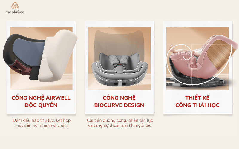 Ưu điểm nổi bật của ghế ô tô công thái học