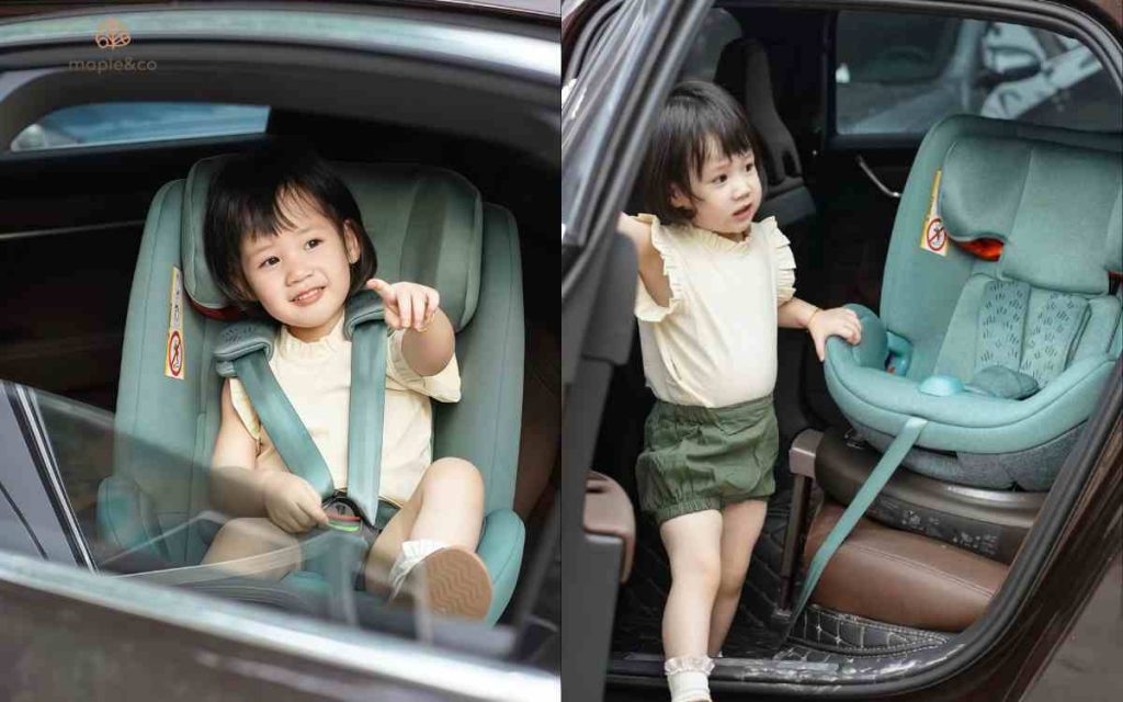 Vì sao bố mẹ nên chọn ghế ô tô giữ cổ bé thẳng?