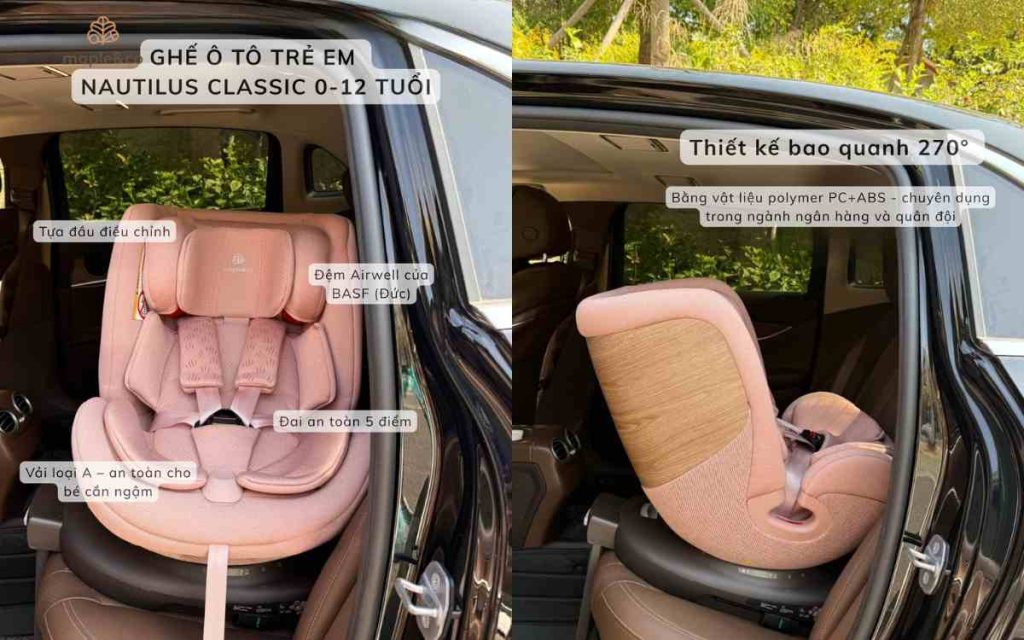 Lợi ích khi sử dụng ghế ô tô Smart Safety