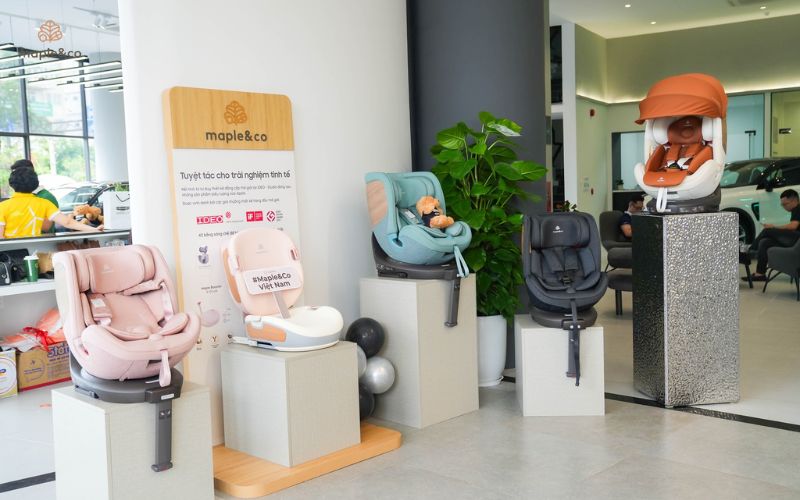 Ghế ngồi ô tô Maple&Co – An toàn chuẩn châu Âu