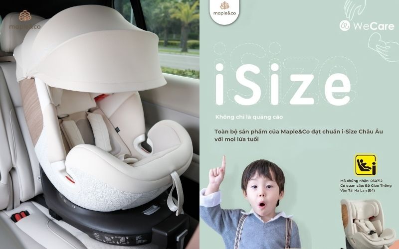 Ghế ô tô Maple&Co Nautilus Airflow (0–7 tuổi)